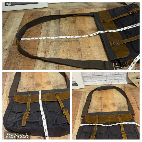 James Avery invitational retired rare hard to find messenger bag - Picture 16 of 16